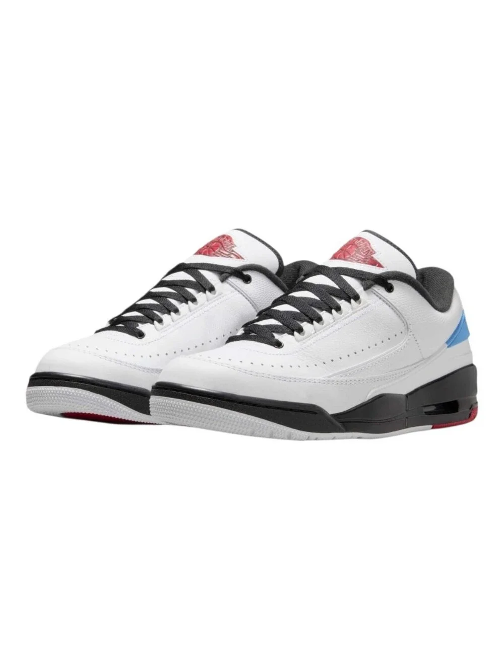 Nike Air Jordan 2/3 UNC To Chicago Mens Sz 12 White Varsity Red Black FD0383-104